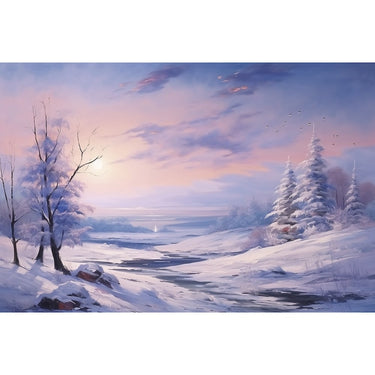 Acrylic Winter Tree Canvas